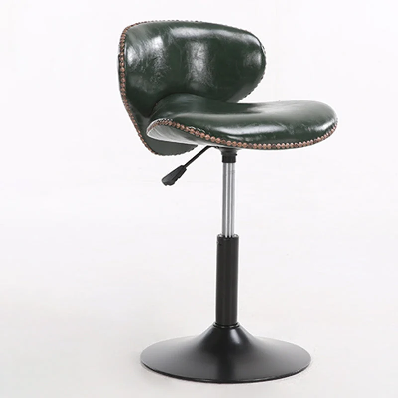Sgabello da bar moderno sollevabile Sgabello da bancone pelle PU con gambe metallo per Bristol Clearhalo