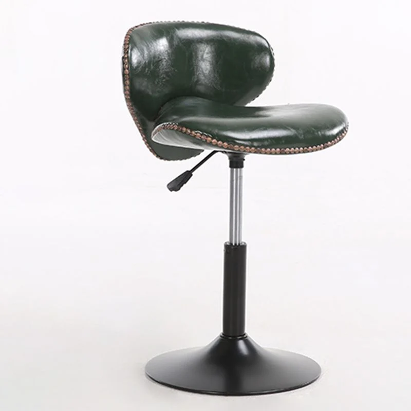 Sgabello da bar moderno sollevabile Sgabello da bancone pelle PU con gambe metallo per Bristol Clearhalo