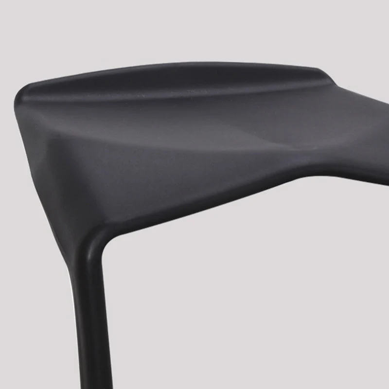 Sgabello da bar nordico impilabile da bancone plastica per la casa Clearhalo
