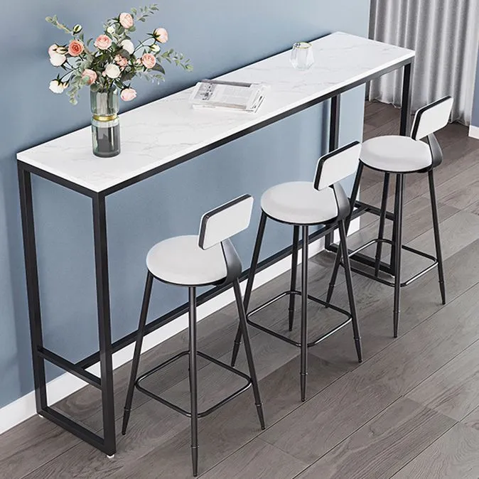 Sgabello da bar per la casa con poggiapiedi velluto con finitura opaca scandinava Clearhalo