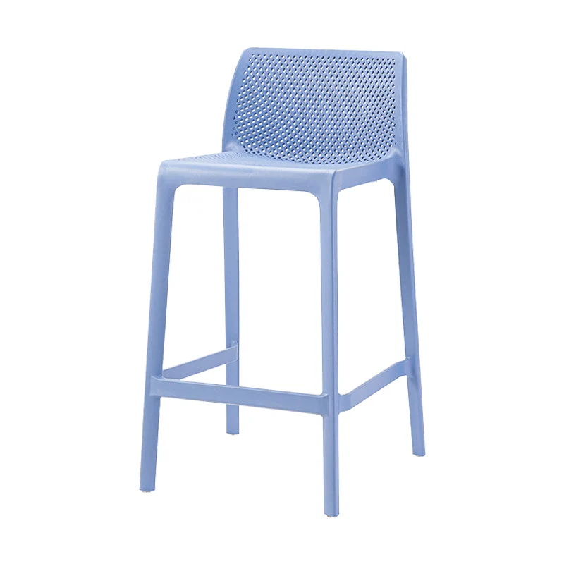 Sgabello da bar plastica impilabile semplice nordico per la casa Clearhalo