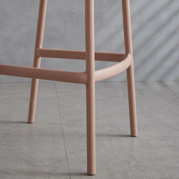 Sgabello da bar plastica impilabile stile moderno per la casa Clearhalo