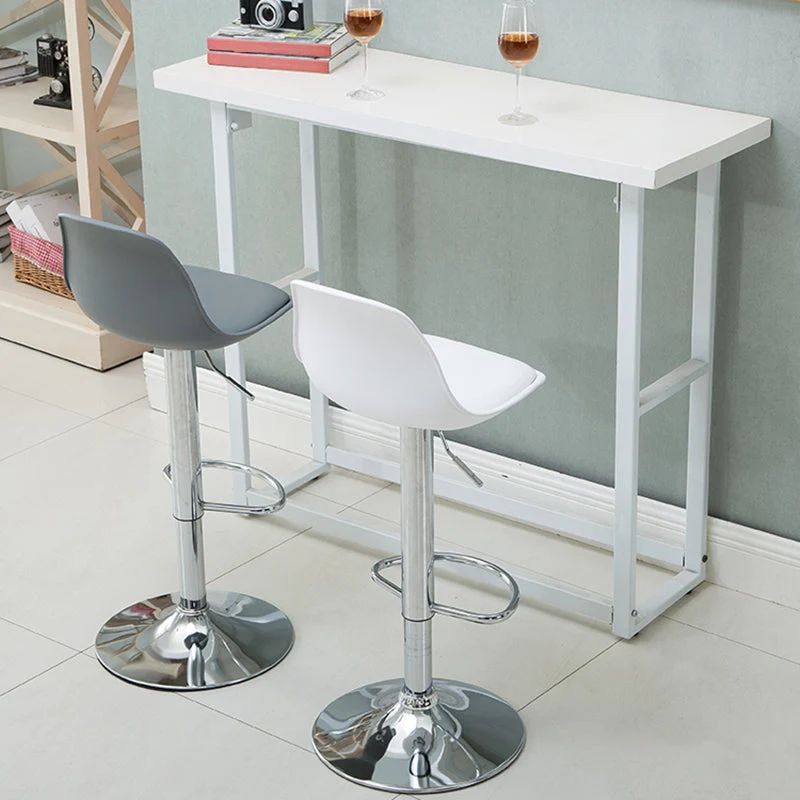 Sgabello da bar scandinavo con seduta pelle, sgabello da bancone per bar da cucina Clearhalo