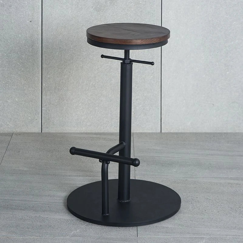 Sgabello da bar scandinavo metallo e ecopelle con 4 gambe finitura opaca Clearhalo