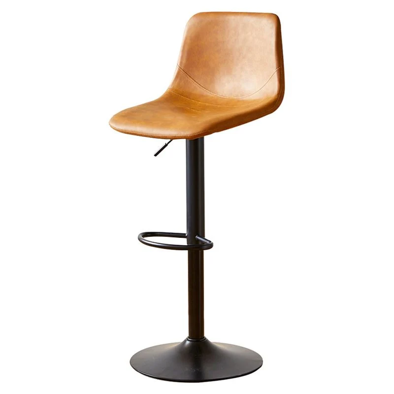 Sgabello da bar sollevabile industriale Sgabello da bar da bancone metallo con gambe metallo Clearhalo