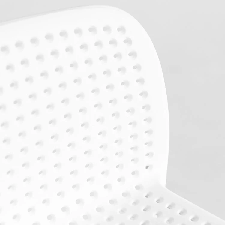 Sgabello da bar stile moderno Sgabello da bar da bancone plastica con gambe plastica per ristorante Clearhalo