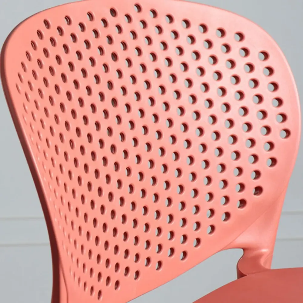 Sgabello da bar stile moderno Sgabello da bar da bancone plastica con gambe plastica per la casa Clearhalo