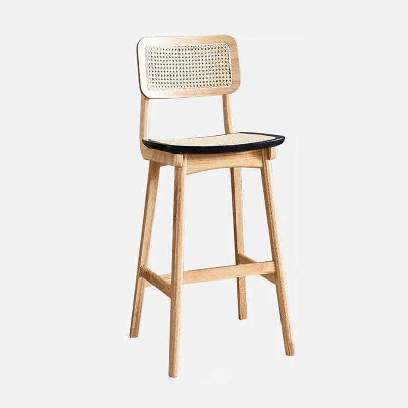 Sgabello bar stile moderno Sgabello bar da bancone legno per la casa Clearhalo