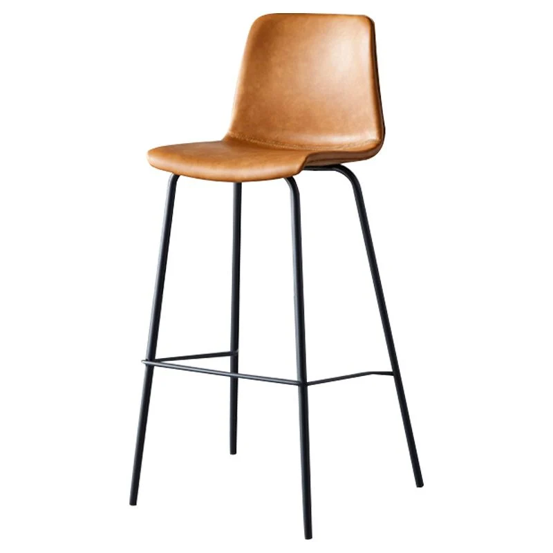 Sgabello da bar stile nordico Sgabello da bancone metallo per ristorante Clearhalo