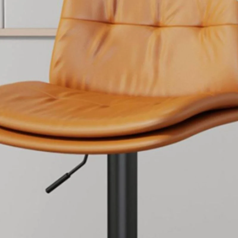 Sgabello da bar stile nordico Sgabello da bar sollevabile con gambe metallo Clearhalo