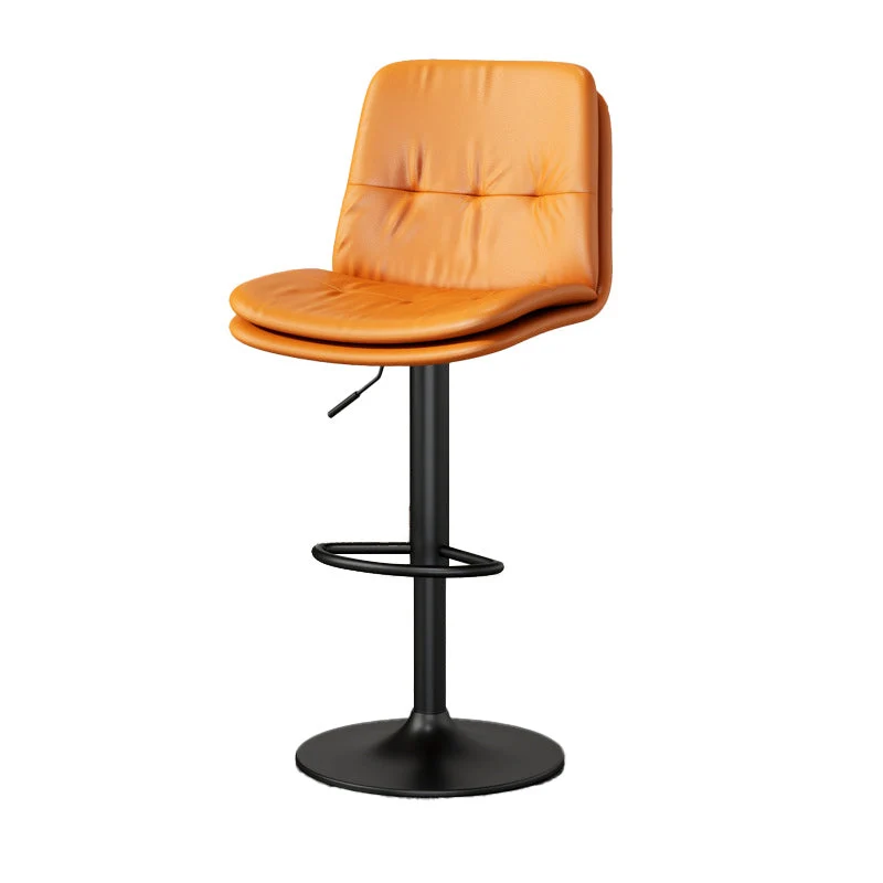Sgabello da bar stile nordico Sgabello da bar sollevabile con gambe metallo Clearhalo
