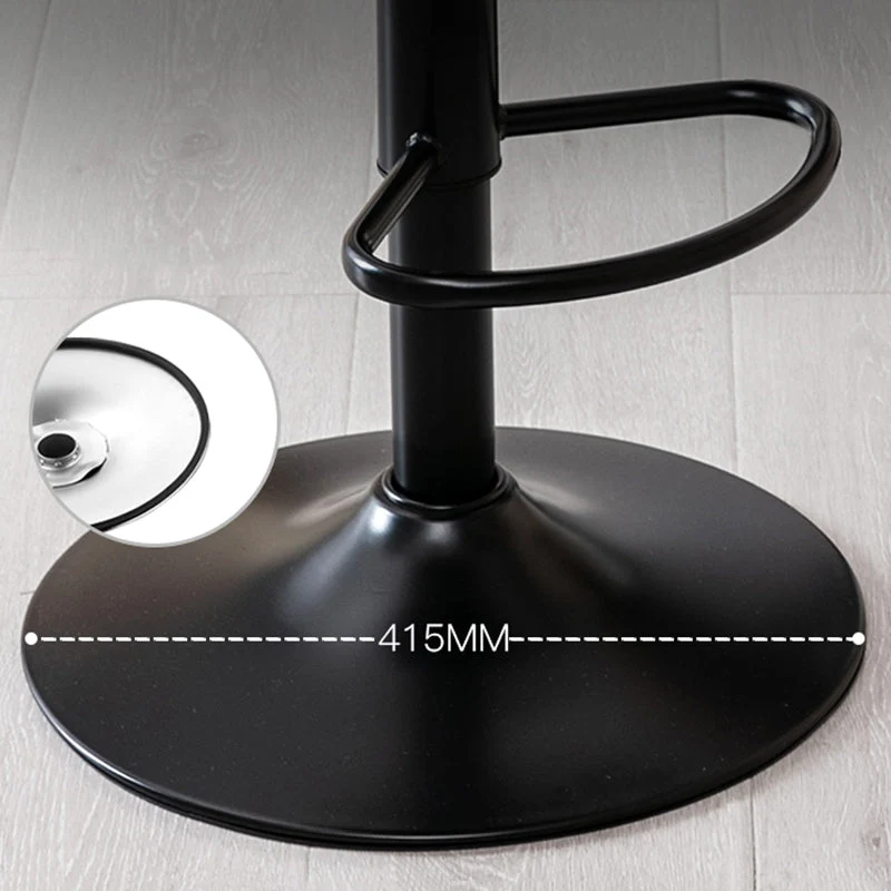 Sgabello Home girevole e regolabile altezza Sgabello da bar moderno pelle con finitura opaca Clearhalo