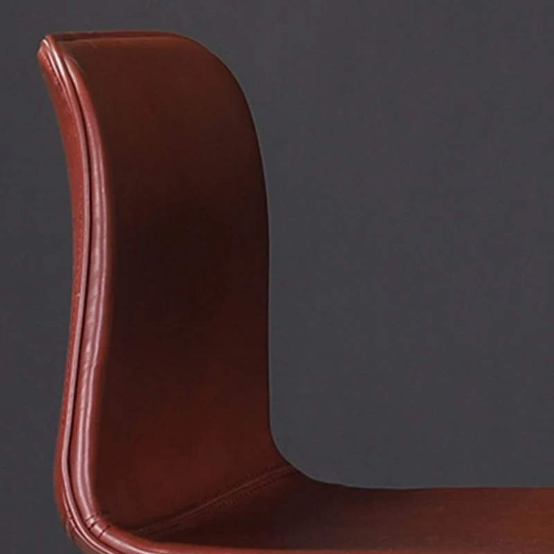 Sgabello scandinavo ad altezza regolabile Sgabello da bancone pelle con poggiapiedi Clearhalo