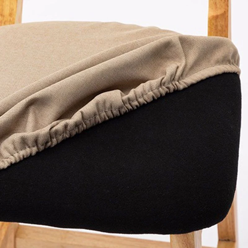 Sgabello scandinavo imbottito con poggiapiedi con schienale basso Sgabello da bar legno di gomma con finitura opaca Clearhalo