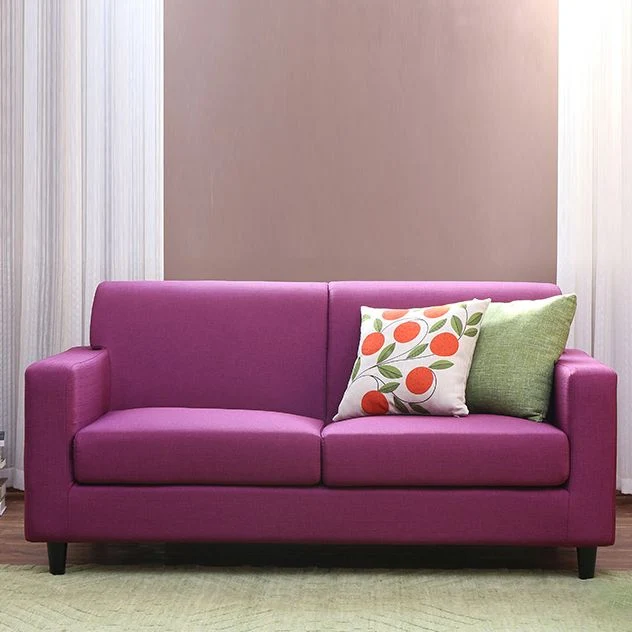 Soggiorno Cuscini contemporanei Divano fisso standard con bracciolo quadrato Clearhalo