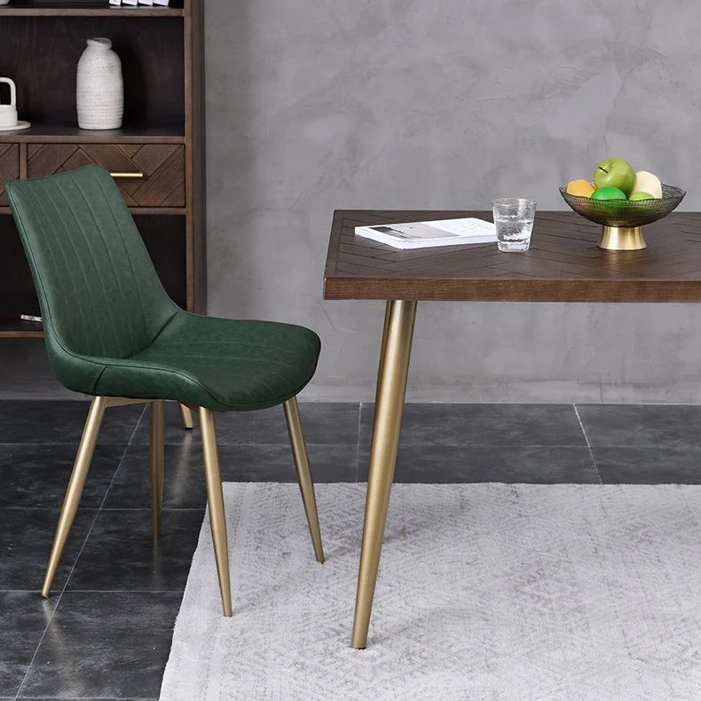 Tavolino da pranzo rettangolare Tavolo da pranzo tradizionale legno massello di lusso con 4 gambe Clearhalo