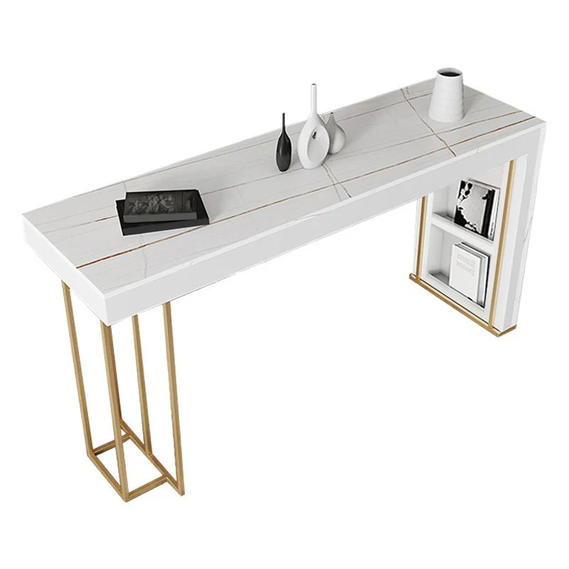 Tavolo da bancone da bar Nordic Glam Tavolo pietra sinterizzata per cucina Clearhalo