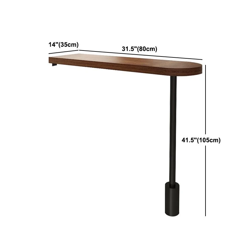 Tavolo da bancone legno stile industriale Tavolo da 42 pollici di altezza per sala da pranzo Clearhalo