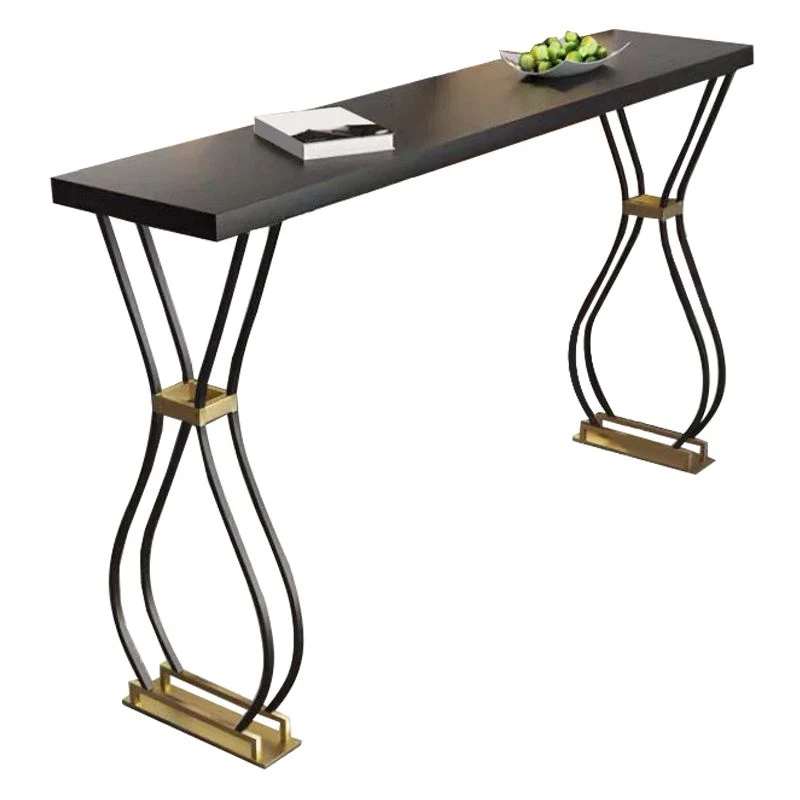 Tavolo da bancone legno stile moderno Tavolo da 42 pollici di altezza per soggiorno Clearhalo