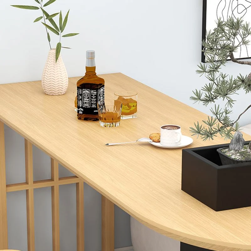 Tavolo da bancone moderno legno Set tavolo da bar da 1/3 pezzi con sgabelli per soggiorno Clearhalo