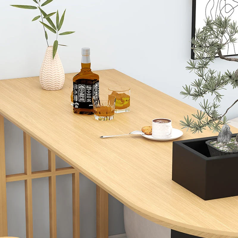 Tavolo da bancone moderno legno Set tavolo da bar da 1/3 pezzi con sgabelli per soggiorno Clearhalo