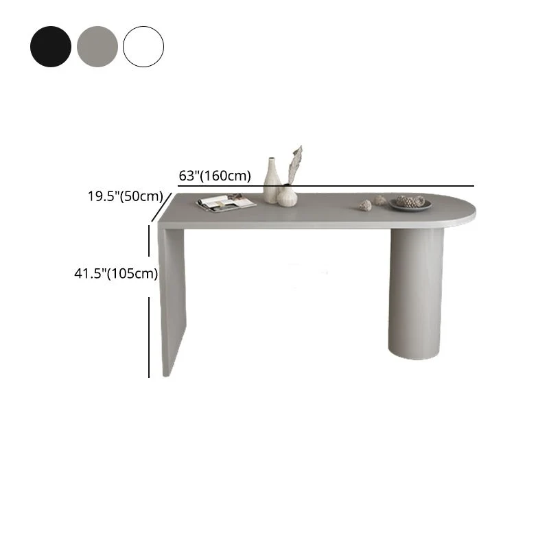 Tavolo da bar alto 42 pollici Tavolo da bar moderno con piano legno, per soggiorno Clearhalo