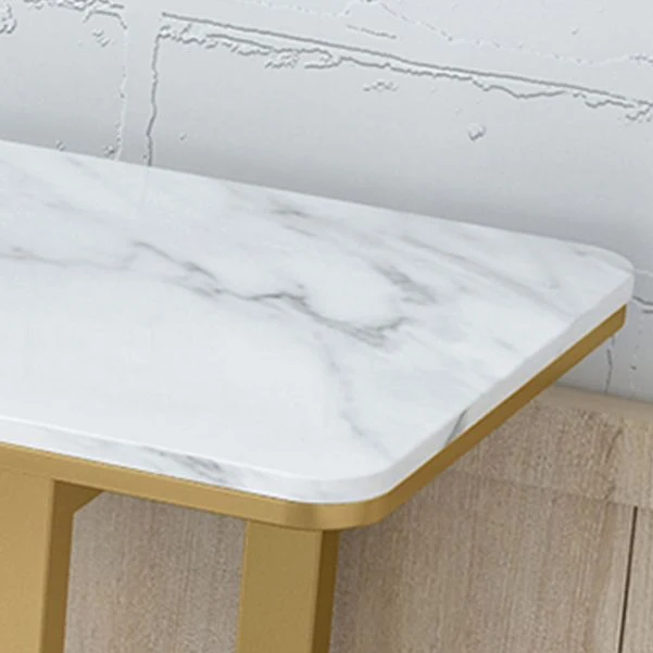 Tavolo da bar marmo con tavolo speciale con doppio piedistallo - 41,3" H Clearhalo