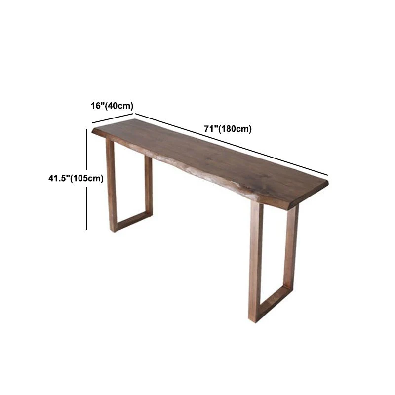 Tavolo da bar moderno legno Tavolo da bar rettangolare per cucina Clearhalo