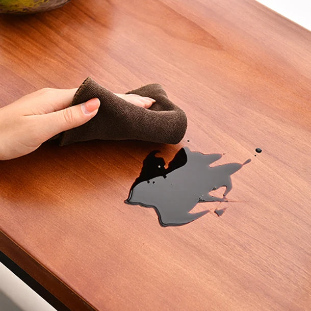 Tavolo da bar rettangolare industriale Tavolo da pranzo legno con gambe metallo Clearhalo