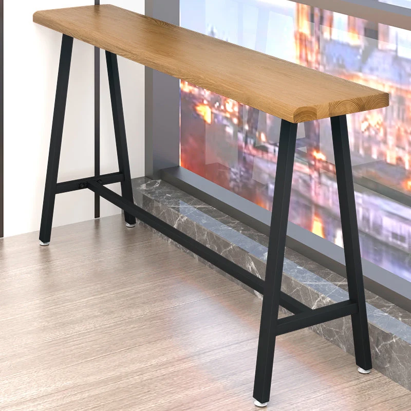 Tavolo da bar rettangolare stile moderno Set da tavolo da bar da 1/3/4 pezzi per la casa Clearhalo