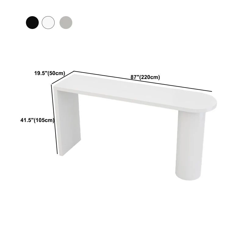 Tavolo da bar stile moderno Tavolo da pranzo da bar legno massello per soggiorno Clearhalo