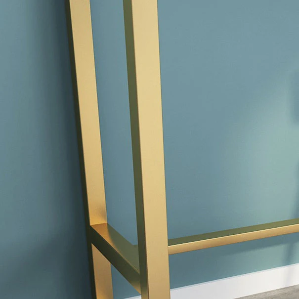 Tavolo da bar stile nordico Glam Tavolo rettangolare metallo per cucina Clearhalo