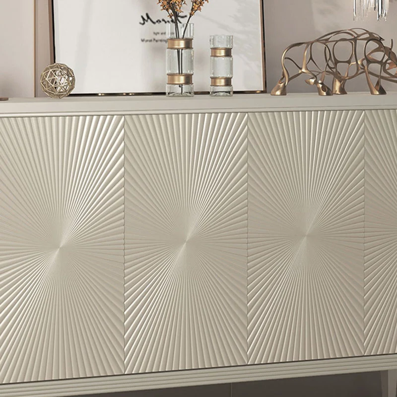 Tavolo da buffet Glam Tavolo credenza finto legno con gambe per sala da pranzo Clearhalo