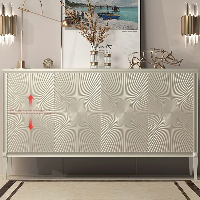 Tavolo da buffet Glam Tavolo credenza finto legno con gambe per sala da pranzo Clearhalo