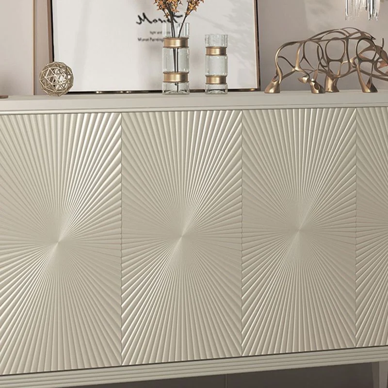 Tavolo da buffet Glam Tavolo credenza finto legno con gambe per sala da pranzo Clearhalo