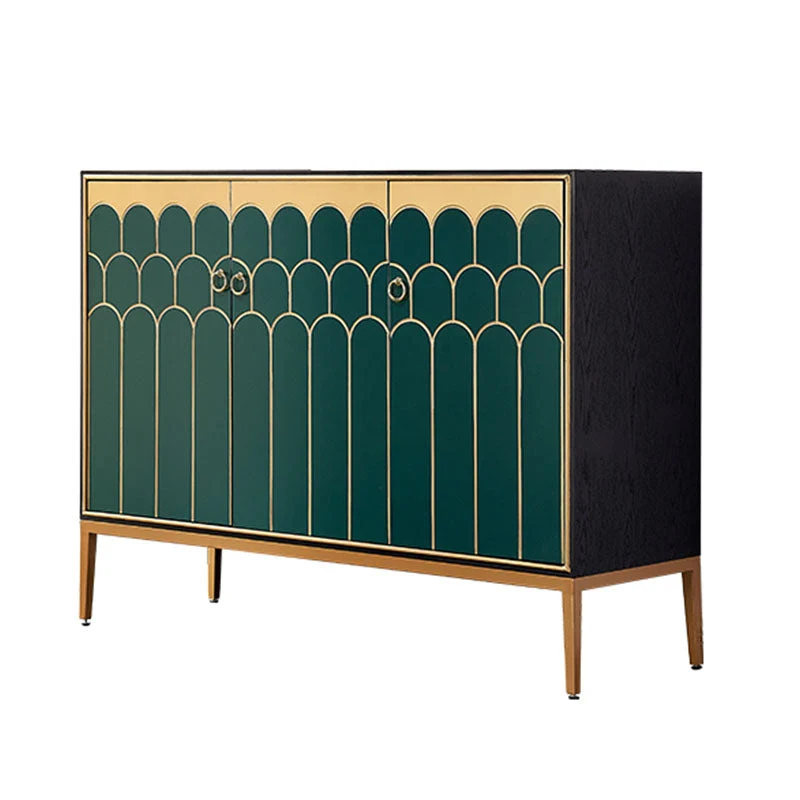 Tavolo da buffet legno ingegnerizzato stile Glam, credenza larga 15,7 pollici Clearhalo