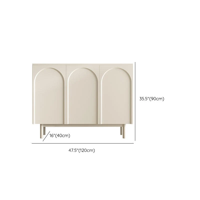 Tavolo da buffet moderno Supporto da buffet legno con ante per sala da pranzo Clearhalo
