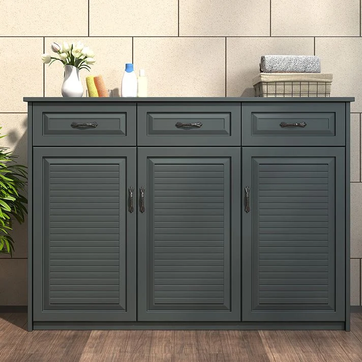 Tavolo credenza moderno Credenza metallo con ante per cucina Clearhalo