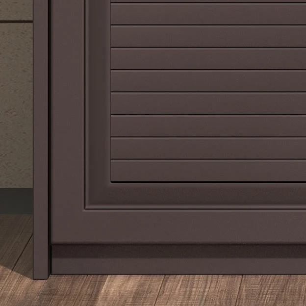 Tavolo credenza moderno Credenza metallo con ante per cucina Clearhalo