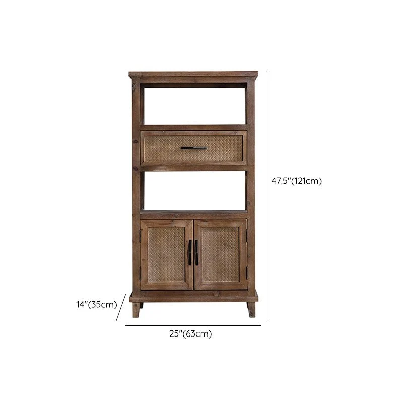 Tavolo credenza per la casa legno per la casa con 1/2/3 cassetti per sala da pranzo Clearhalo