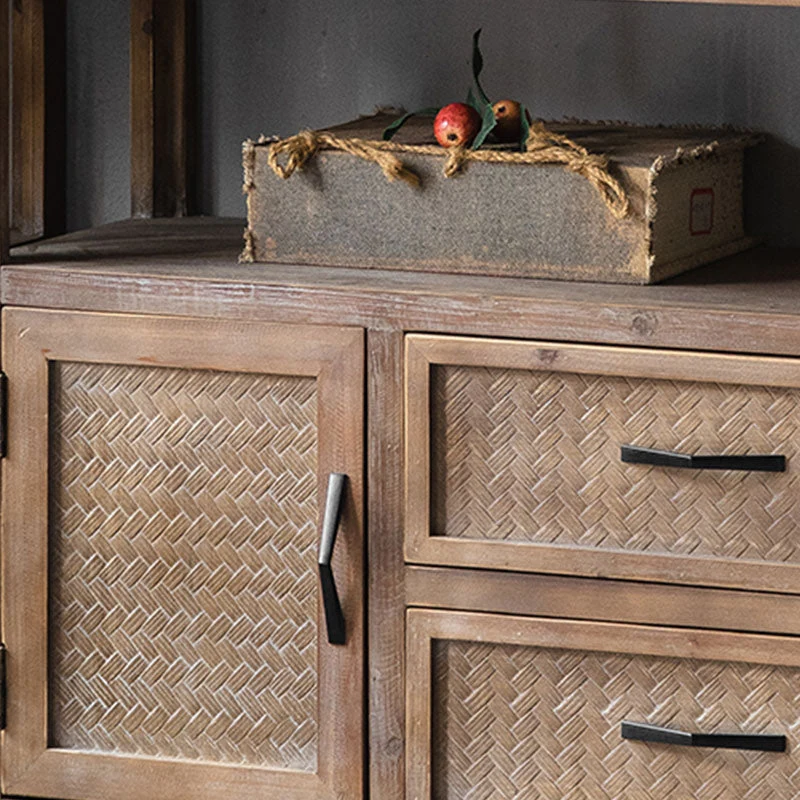 Tavolo credenza per la casa legno per la casa con 1/2/3 cassetti per sala da pranzo Clearhalo