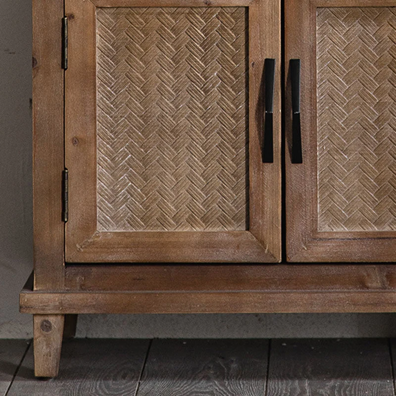 Tavolo credenza per la casa legno per la casa con 1/2/3 cassetti per sala da pranzo Clearhalo