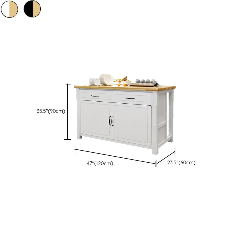 Tavolo da cucina moderno con isola, tavolo da pranzo legno, tavolo di preparazione fisso Clearhalo