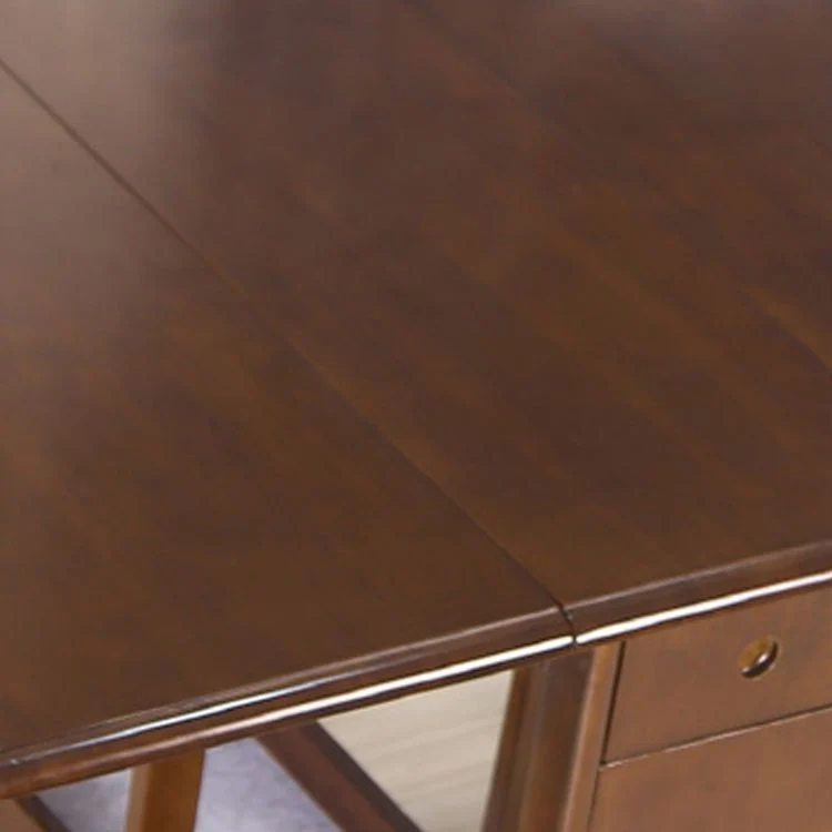 Tavolo legno massello Tavolo moderno di metà secolo con base piedistallo, 35,43 pollici di larghezza x 51,18 pollici di lu...