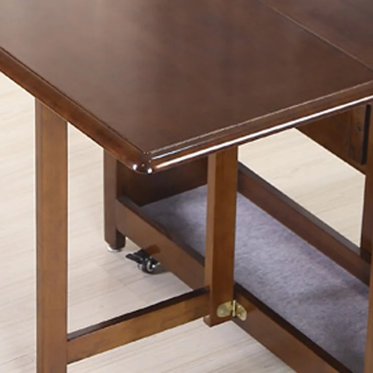 Tavolo legno massello Tavolo moderno di metà secolo con base piedistallo, 35,43 pollici di larghezza x 51,18 pollici di lu...