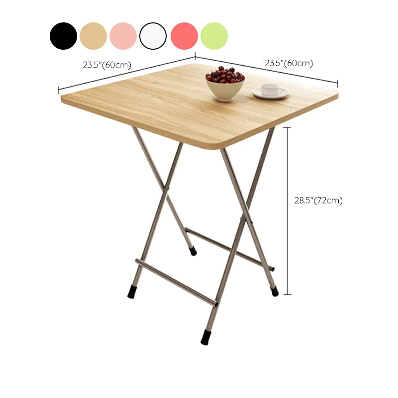 Tavolo legno e metallo Tavolo da pranzo per la casa minimalista stile moderno Mid-Century Clearhalo
