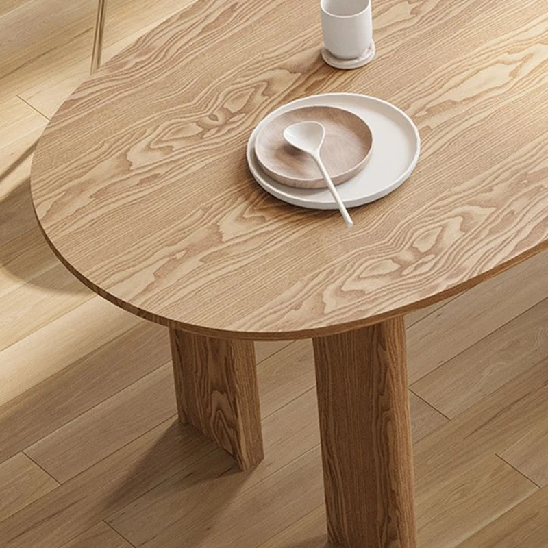 Tavolo legno stile moderno Tavolo forma libera con 3 gambe per la casa Clearhalo