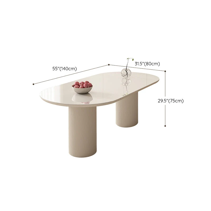 Tavolo metallo e ardesia Tavolo da pranzo moderno con gambe legno per la casa Clearhalo