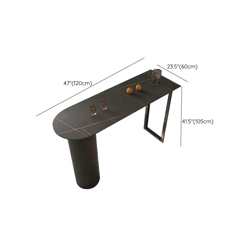 Tavolo moderno con sgabello da bar specializzato pietra per soggiorno Clearhalo