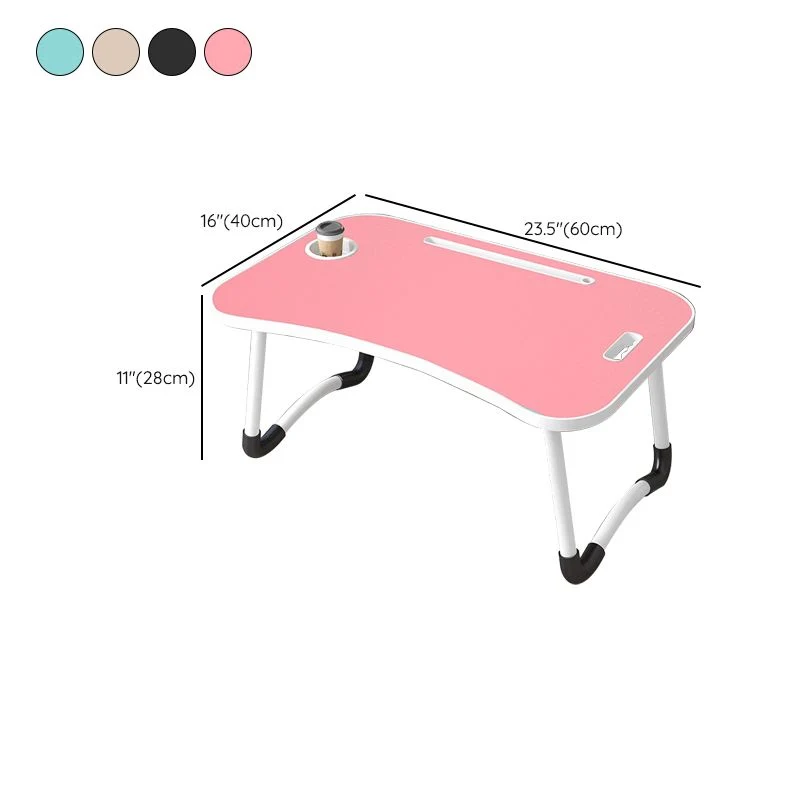 Tavolo moderno per laptop legno, scrivania larga 15,75 pollici con base Parsons Clearhalo